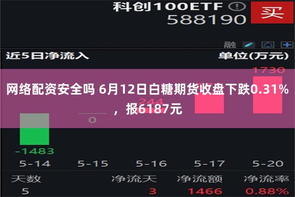 网络配资安全吗 6月12日白糖期货收盘下跌0.31%，报6187元