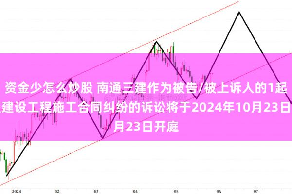 资金少怎么炒股 南通三建作为被告/被上诉人的1起涉及建设工程施工合同纠纷的诉讼将于2024年10月23日开庭