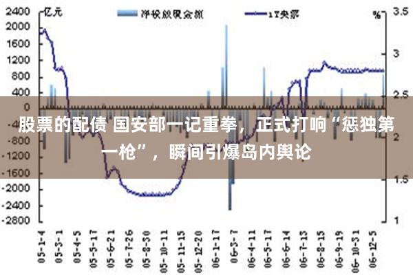 股票的配债 国安部一记重拳，正式打响“惩独第一枪”，瞬间引爆岛内舆论